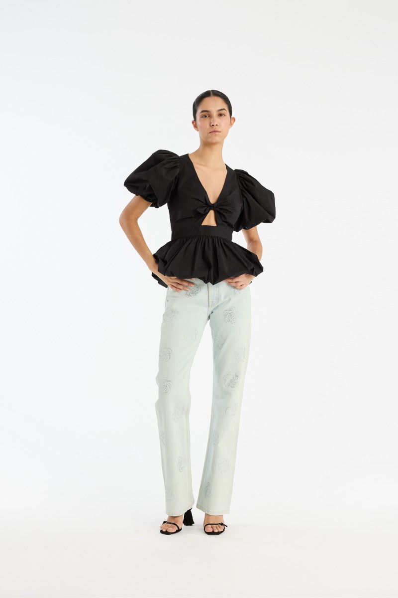 パンツ ROTATE FW25 'Printed Twill Cargo' pants (114339858 858) Fabric Cargo Pants