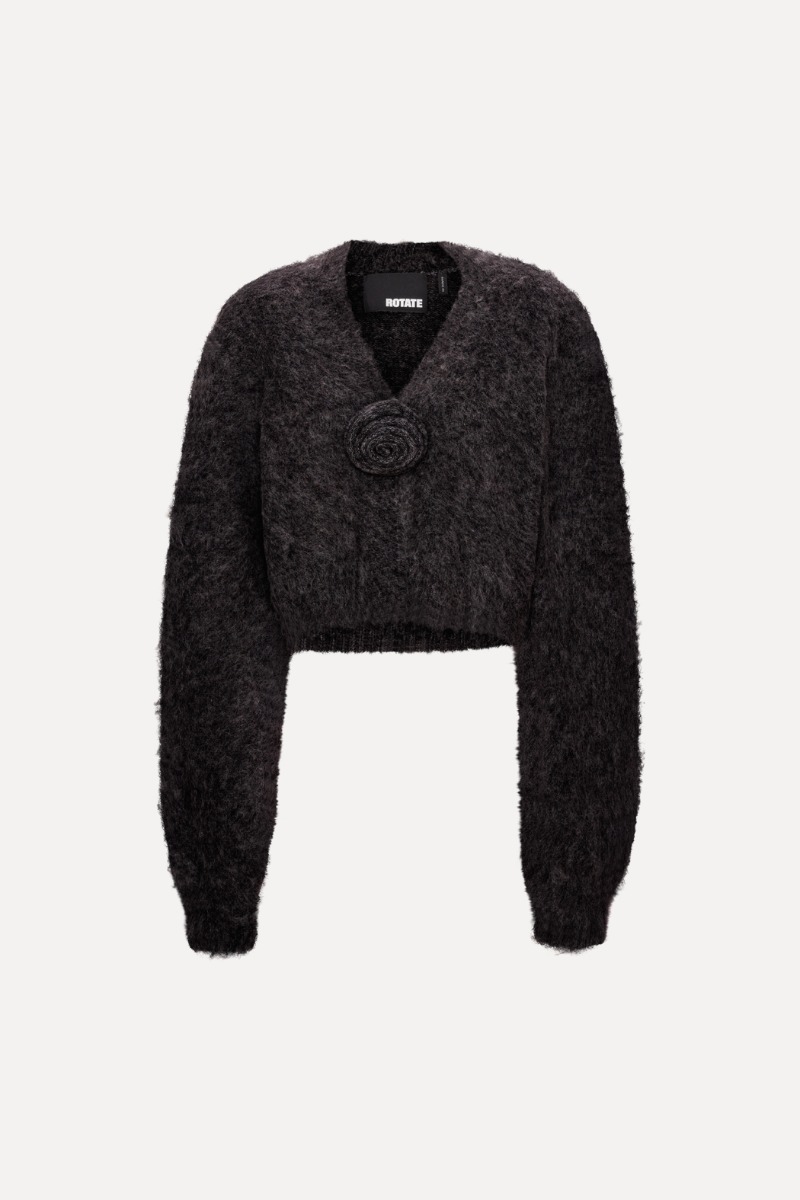 トップス Emma knit flare cardigan set BLACK Long Sleeve Cardigan – Calle Del Mar
