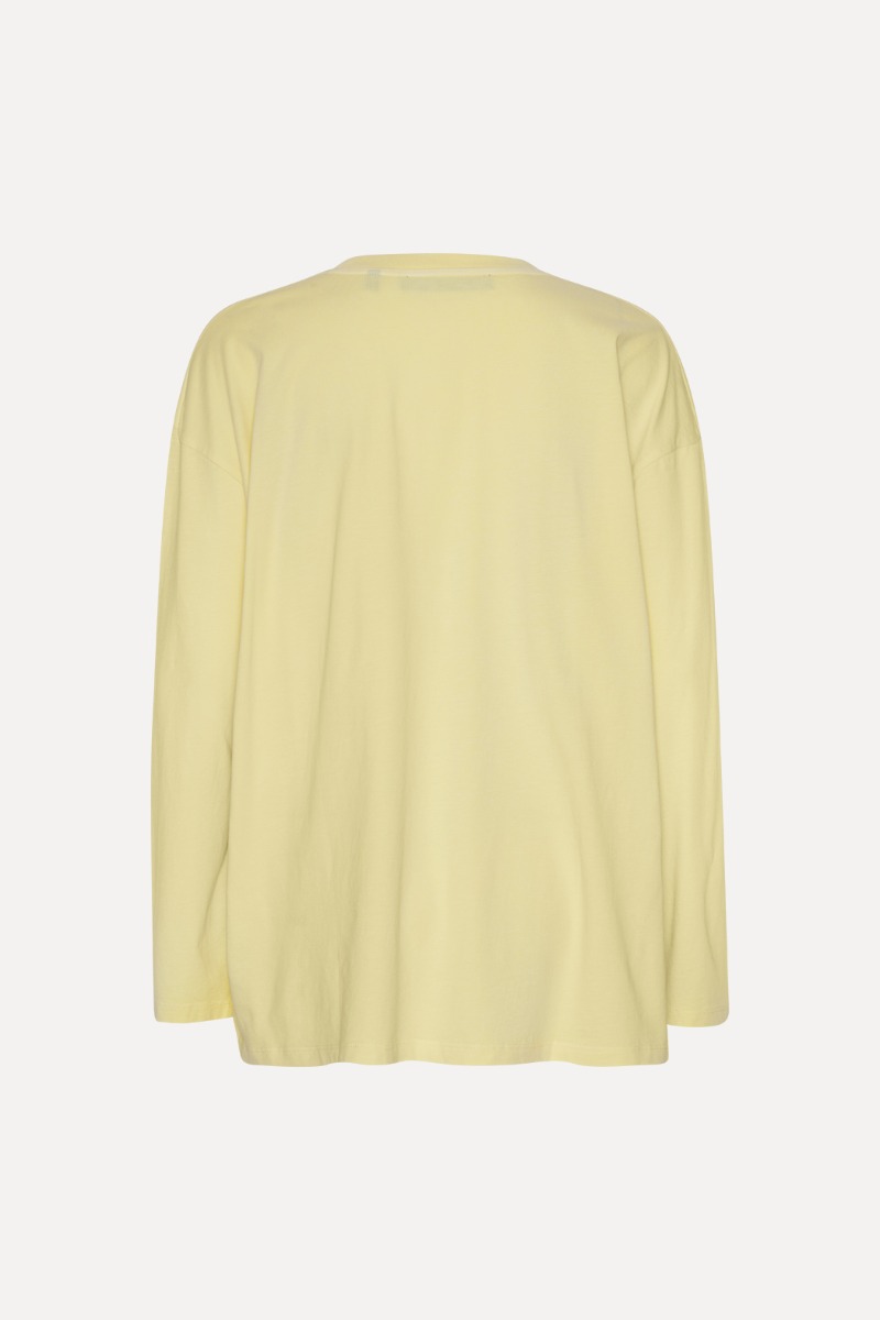 Long Sleeve T shirt Yellow ROTATE Birger Christensen