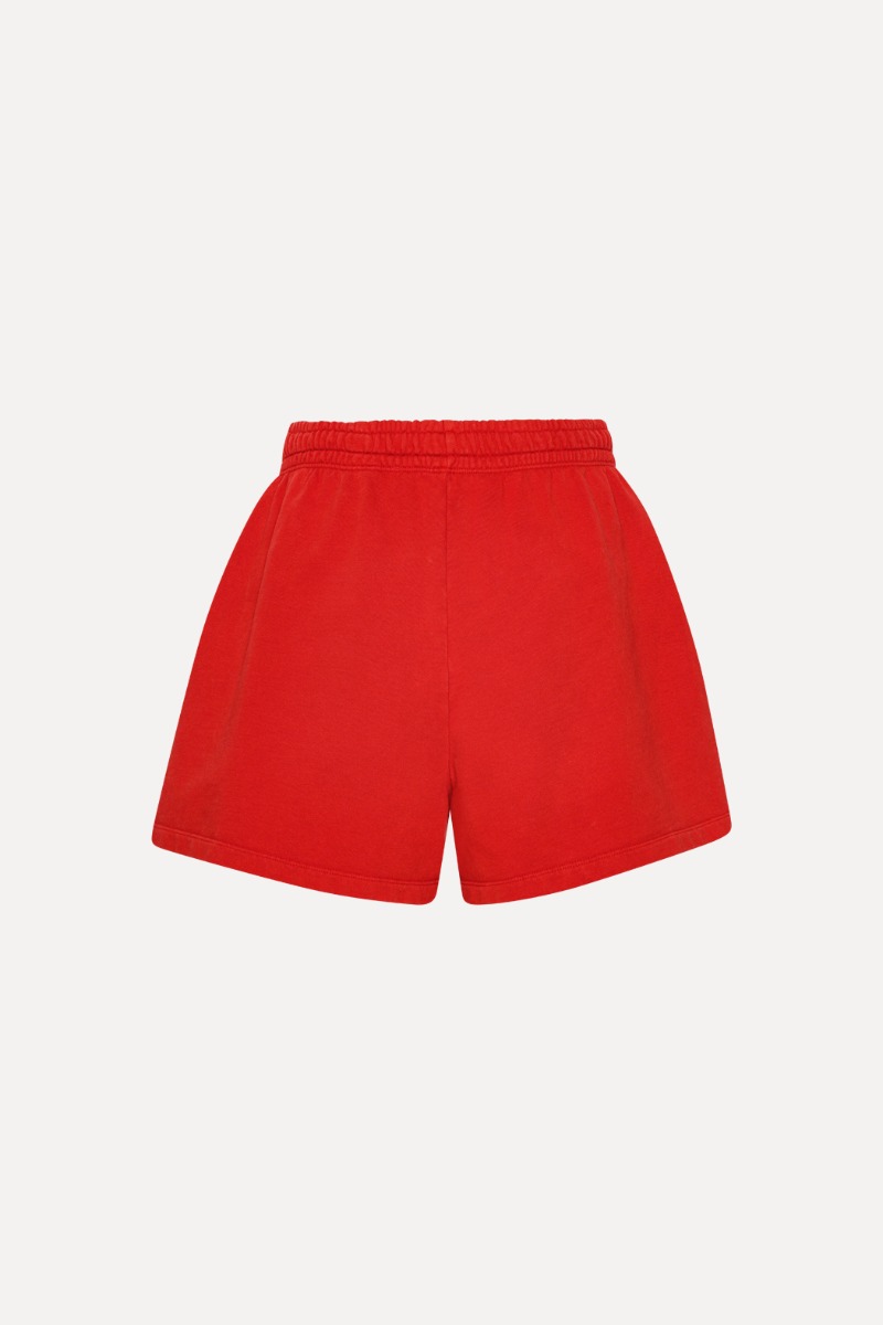 Red bermuda shorts shop