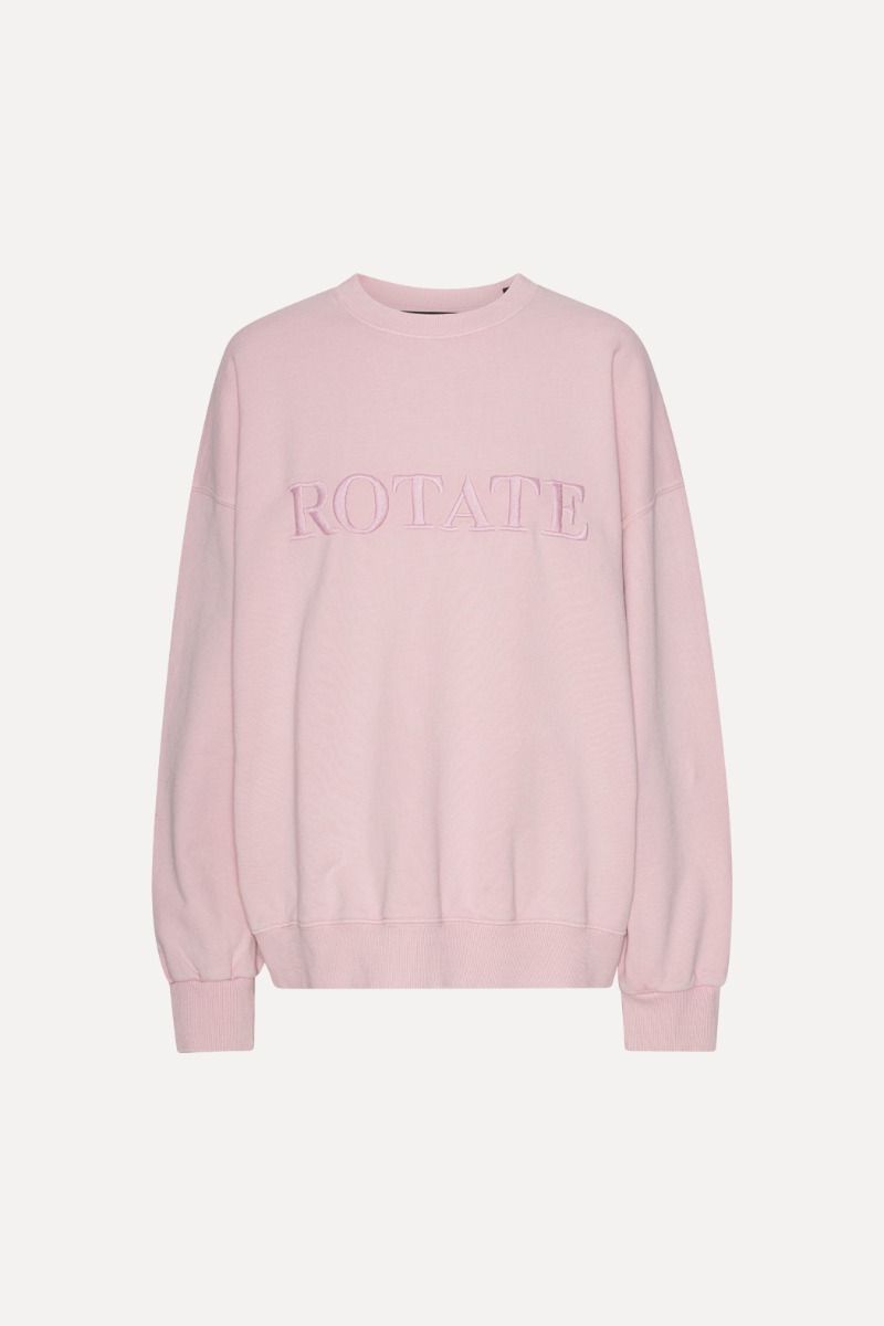 Rotate sunday pink sweatshirt hotsell