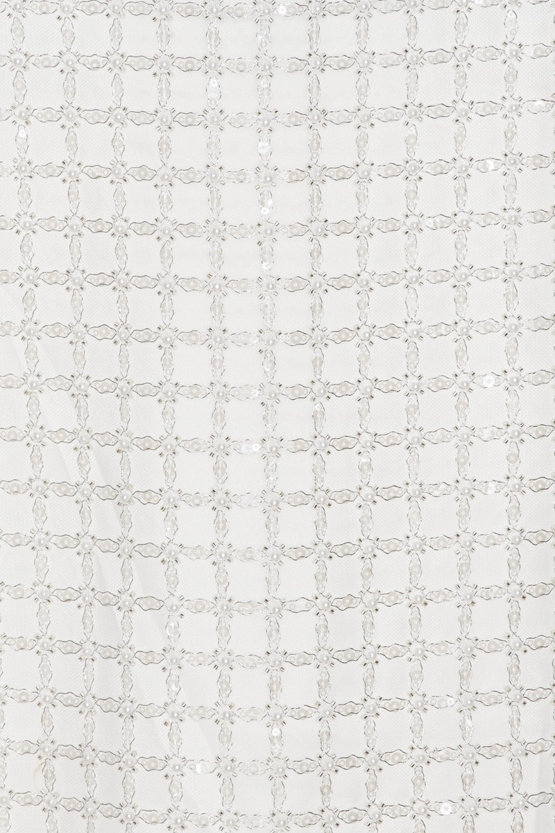 Beaded Maxi Tube Dress White - ROTATE Birger Christensen