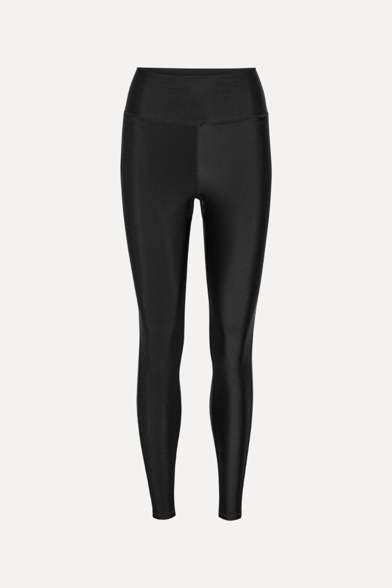 Stretchy black leggings online