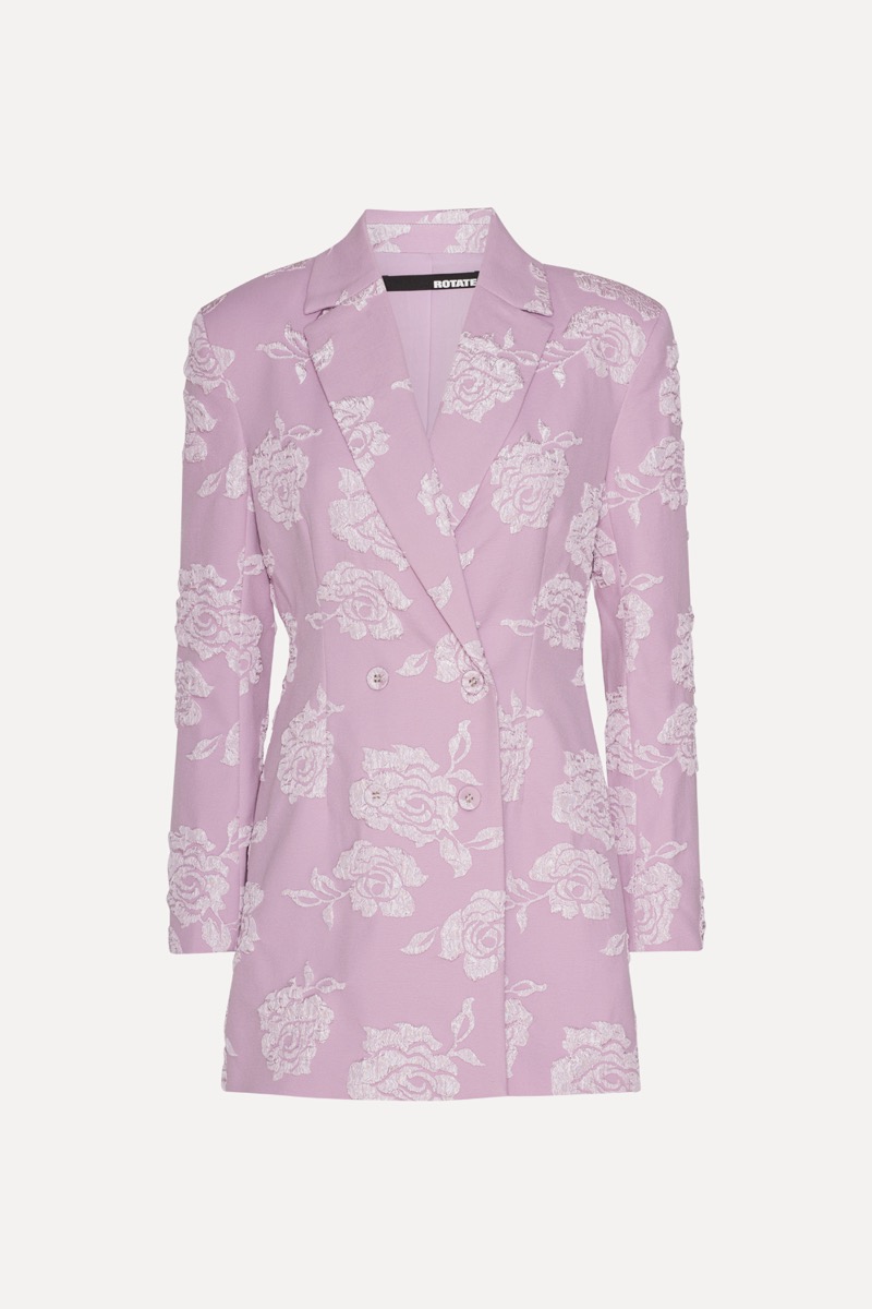 Jacquard Blazer Dress Lavender ROTATE Birger Christensen