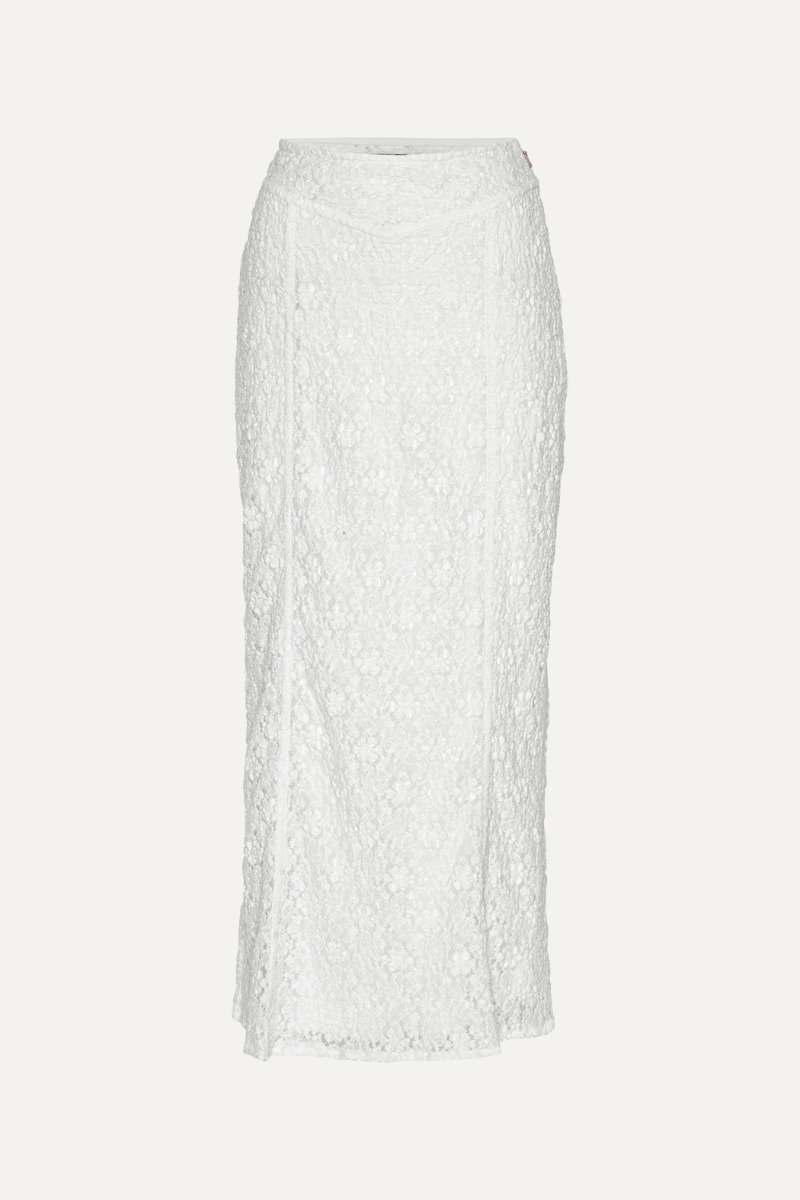 White lace skirt canada top