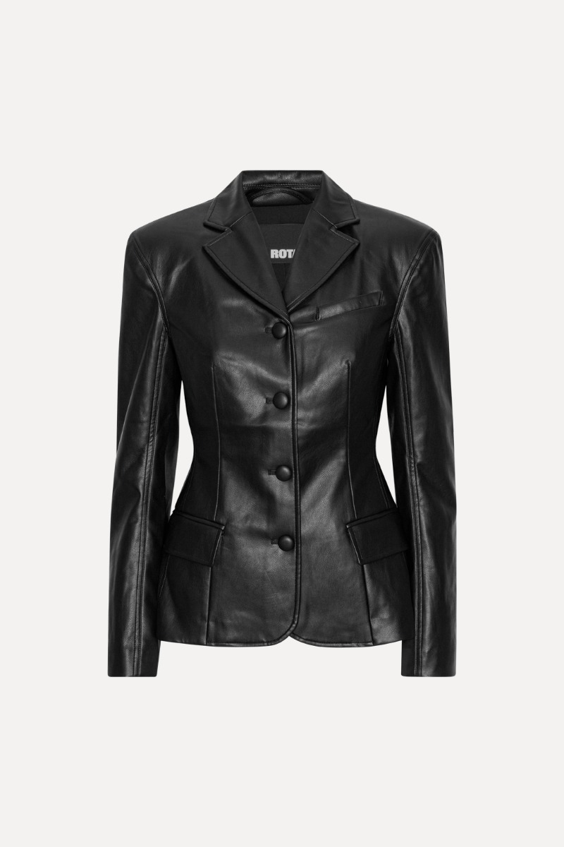 Fitted Blazer Black ROTATE Birger Christensen