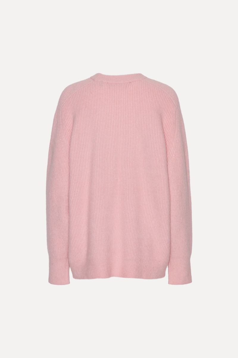 Pink oversized sweater sale
