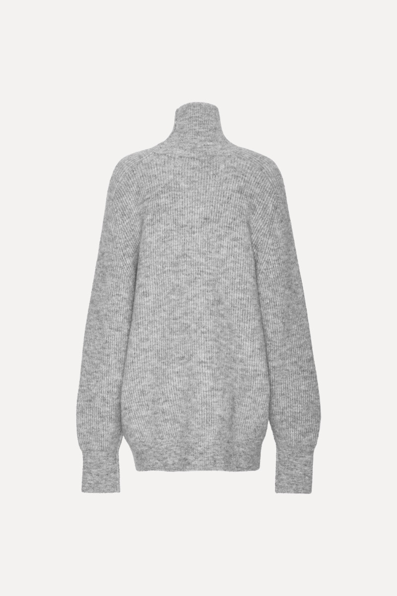 Light gray turtleneck sweater cheap