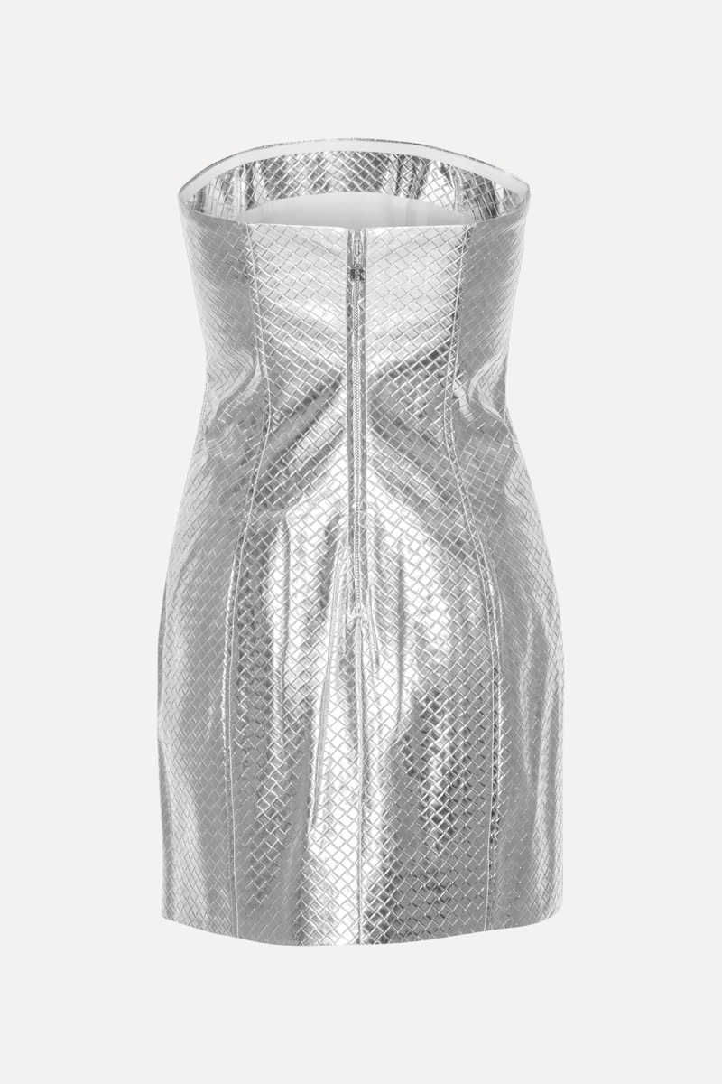 ワンピース ROTATE Woman Dress Silver 113151 2307 Rotate Outlet: Dress woman - Silver | Rotate dress 113151
