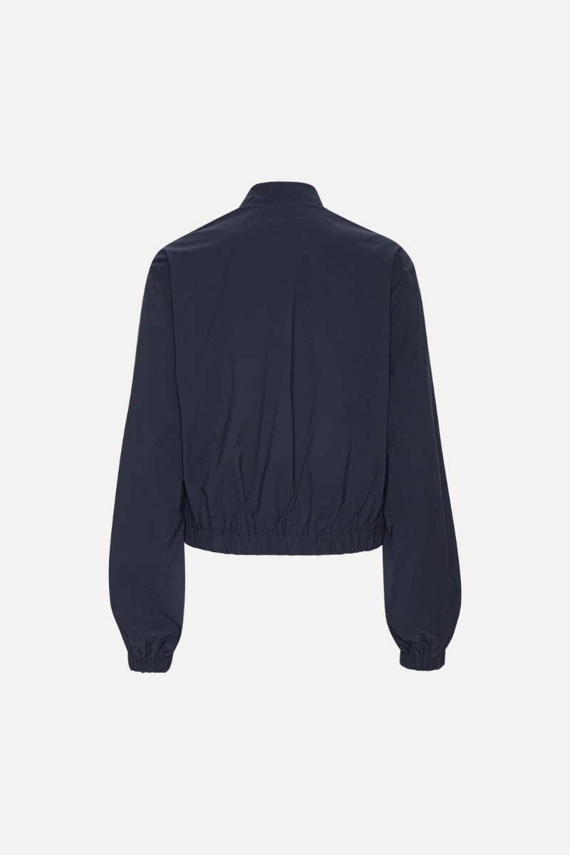ジャケット Rotate Birger Christensen Navy Blue Boucle Jacket ROTATE Birger Christensen Navy blue Bouclé jacket with