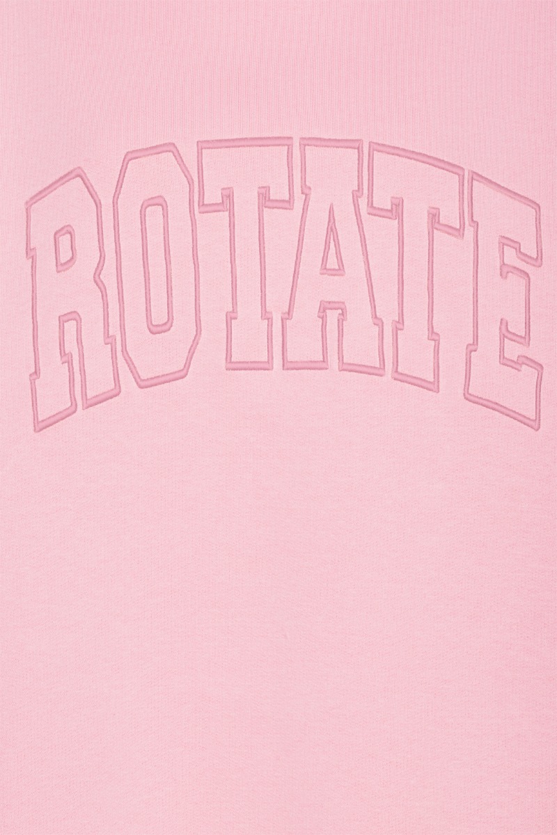 Heavy Sweat Crewneck Pink - ROTATE Birger Christensen