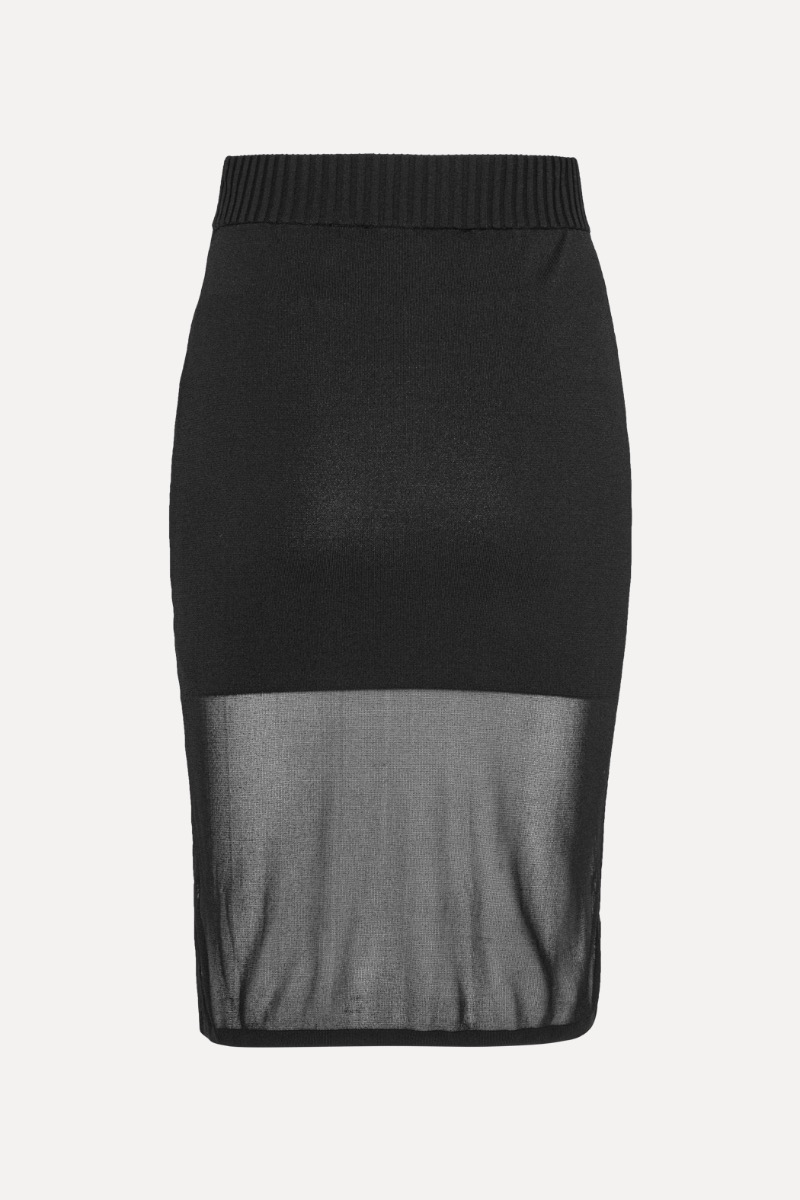 【PORTERNA】Dunning shirring mid-length skirt Ming Wang Midi Length Pencil Skirt | Dillard's