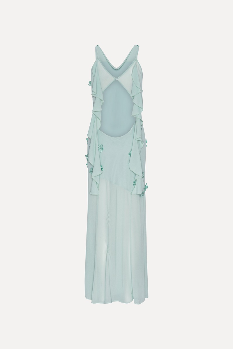 ワンピース Rotate Maxi Halterneck dress Maxi Halterneck Dress Blue - ROTATE Birger Christensen
