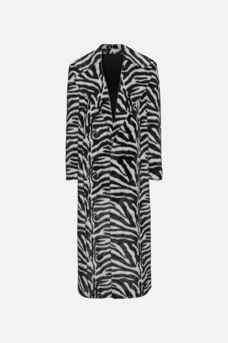 Zebra coat sale
