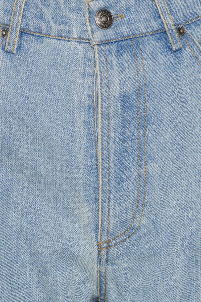 Laced Straight Leg Jeans Blue - ROTATE Birger Christensen
