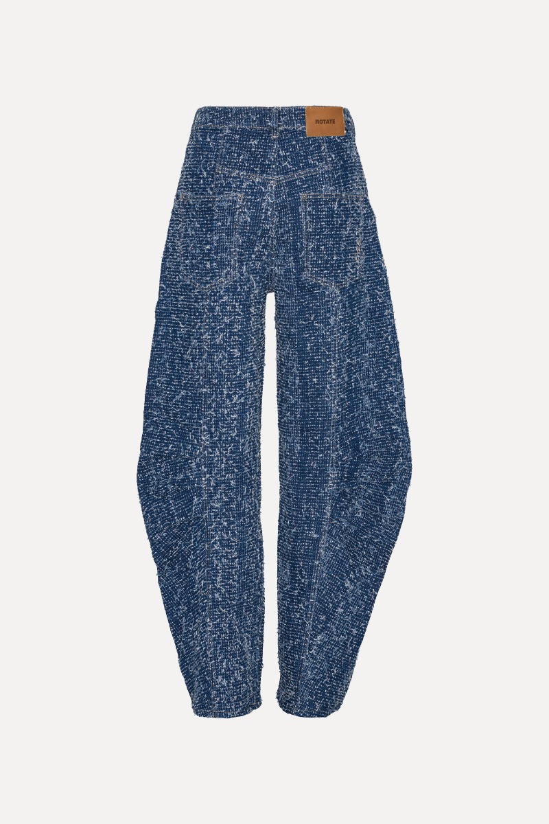Denim Loose Fit Pants Medium Blue - ROTATE Birger Christensen