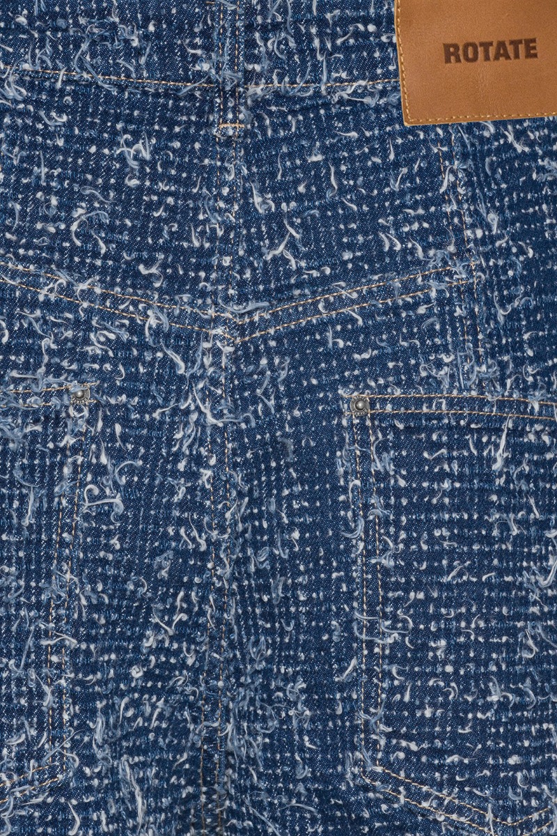 Denim Loose Fit Pants Medium Blue - ROTATE Birger Christensen