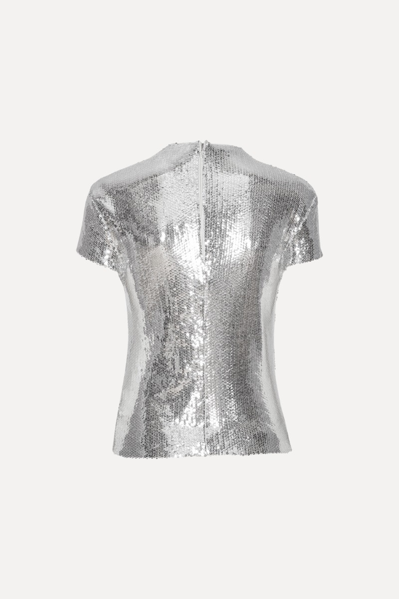 トップス Herpraha circular bustier silver