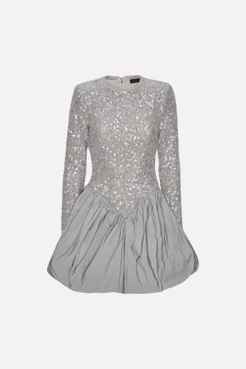 Sequin Mini Dress Grey - ROTATE Birger Christensen