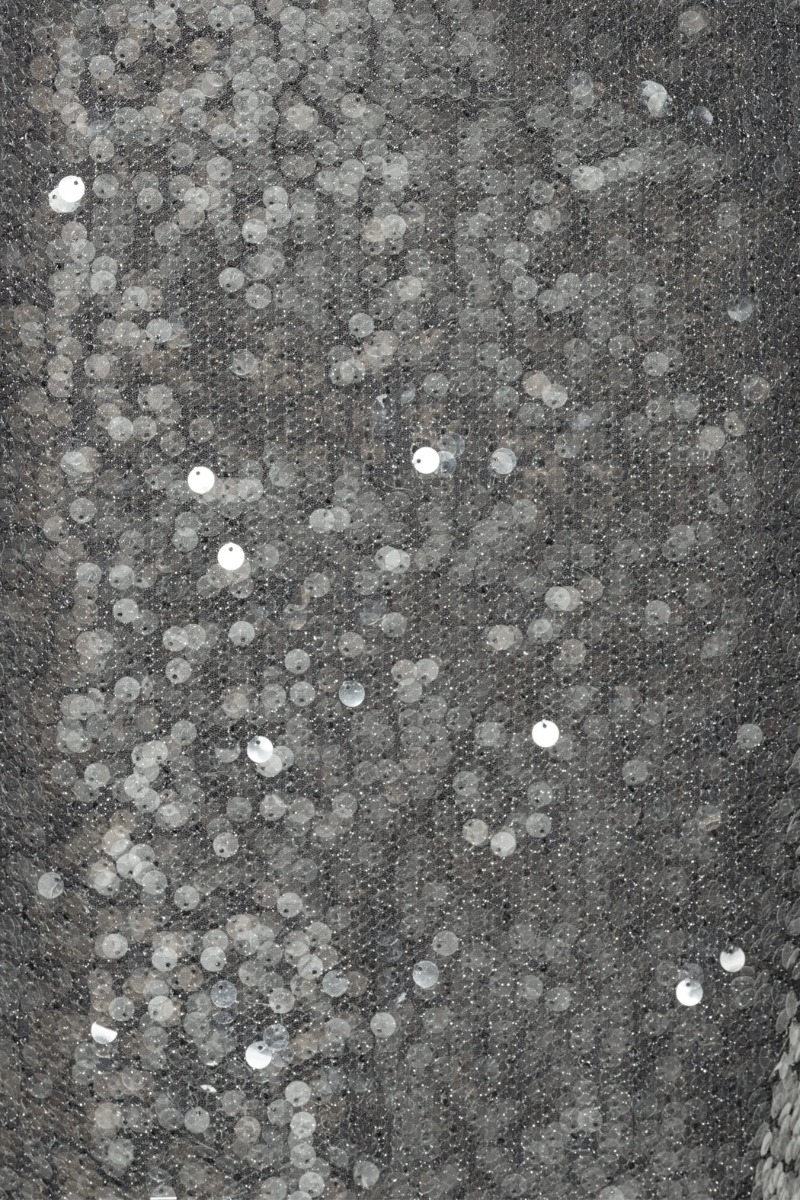 Net Sequin Midi Skirt Dark Grey - ROTATE Birger Christensen