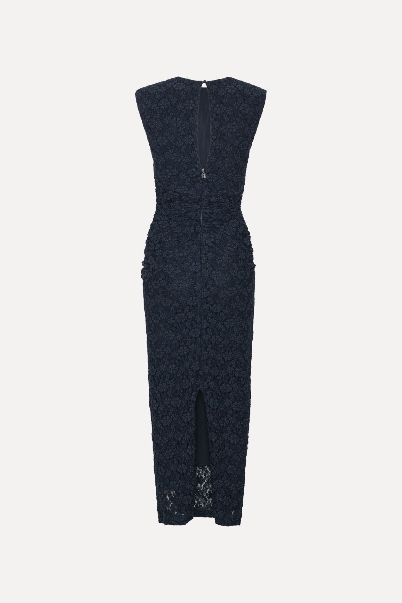 【関税&送料込】Rotate Birger Christensen Lace Midi Dress ROTATE BIRGER CHRISTENSEN Lace Midi Dress | Pink | FARFETCH