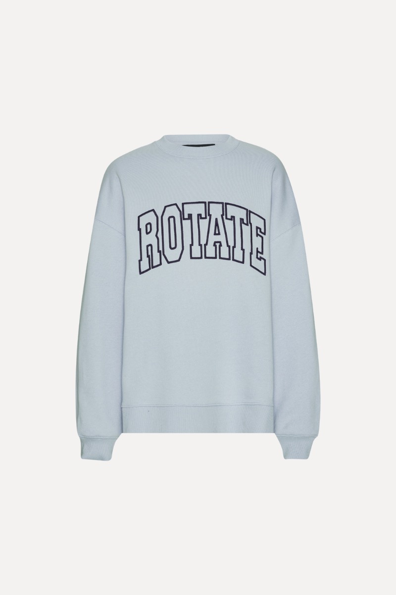 Heavy Sweat Crewneck Light Blue - ROTATE Birger Christensen