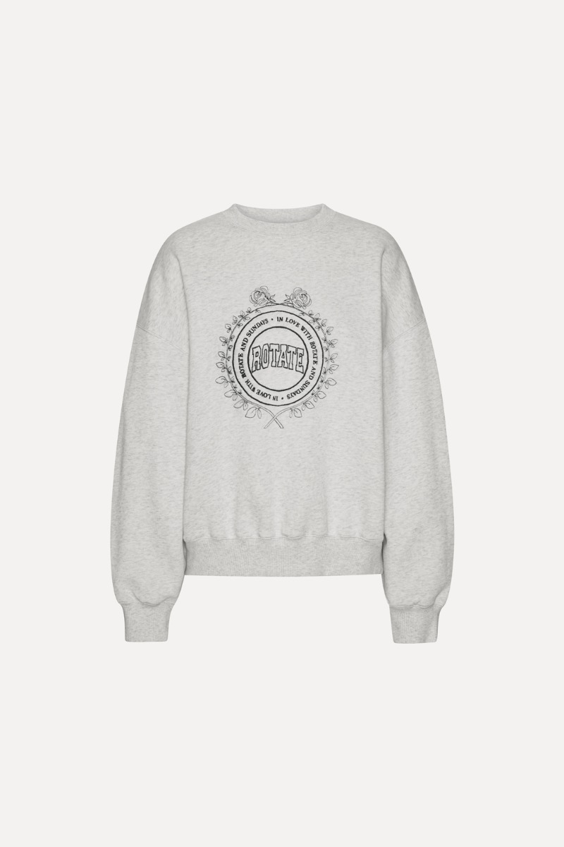 その他 ROTATE 'Heavy Sweat Crewneck' sweatshirt (1134252313 2313) Heavy Sweat Crewneck Black - ROTATE Birger Christensen