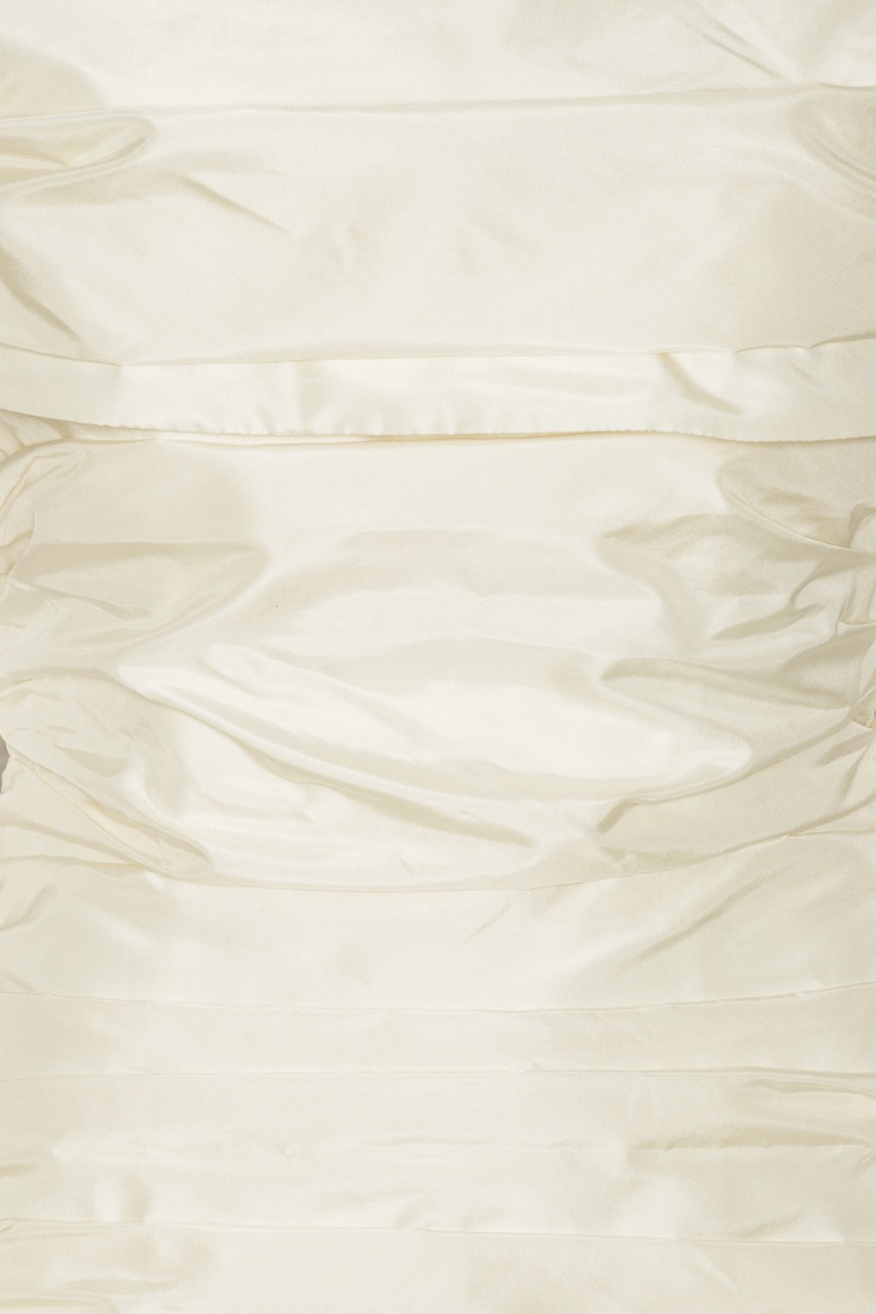 Off Shoulder Mini Dress Creme White - ROTATE Birger Christensen