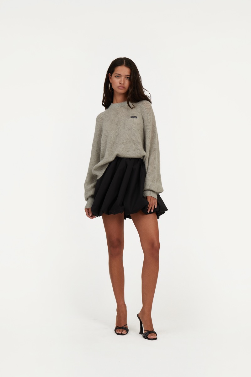 Mini Balloon Skirt Black - ROTATE Birger Christensen