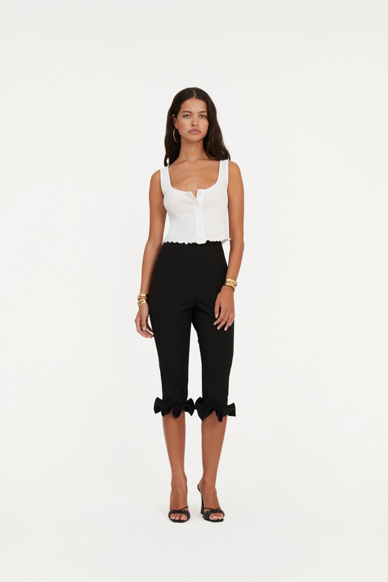 High Waisted Pants Black - ROTATE Birger Christensen