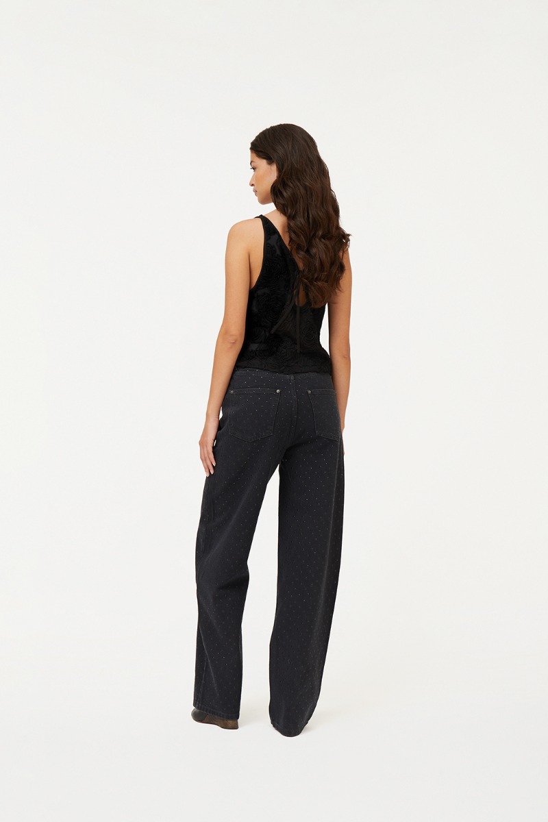High Rise Jeans Dark Grey - ROTATE Birger Christensen