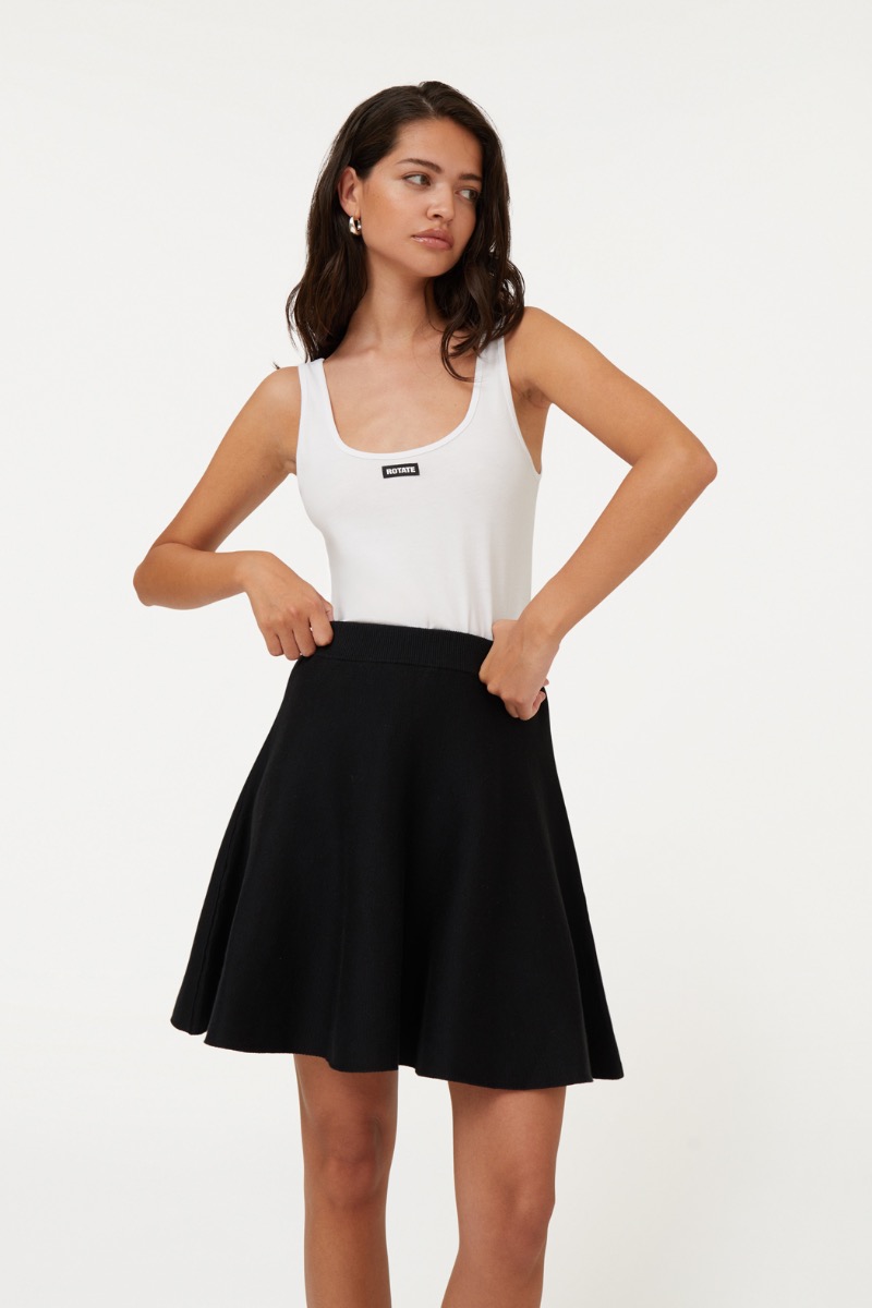 Women's Pleated midi skirt in off white 1034# Women's Pleated midi skirt in off white 1034#