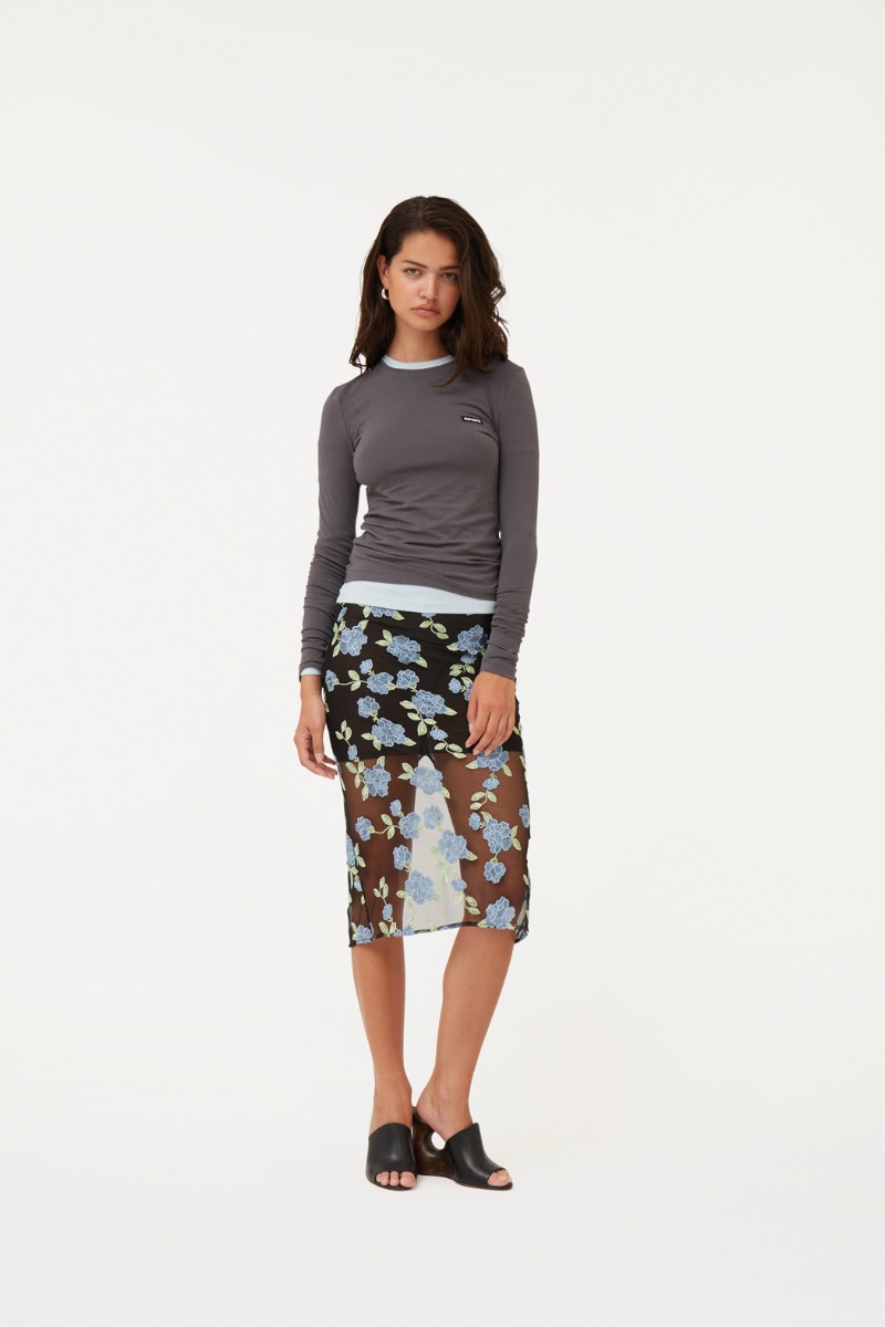 Sequins Pencil Skirt Black - ROTATE Birger Christensen