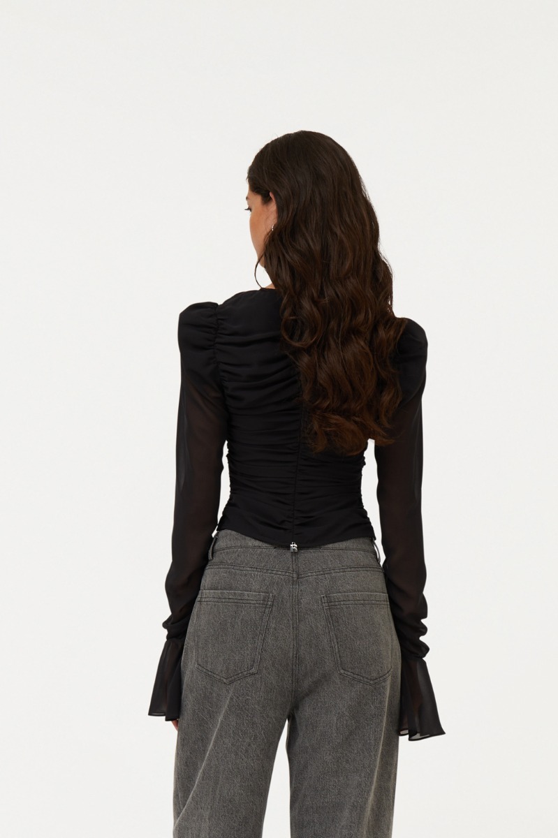 売れ筋商品|||２４セブンコンフォート カットソー トップス レディース Women's Long Sleeve Oversized Dolman Top Black 24セブンコンフォート レディース カットソー トップス