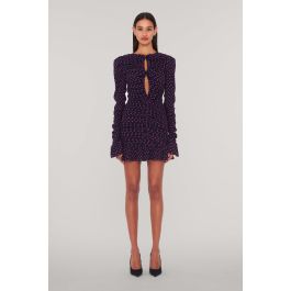 Rotate birger christensen online gathered jacquard mini dress