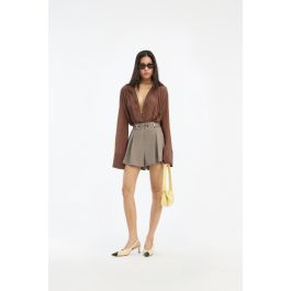 Highwaisted Shorts Taupe