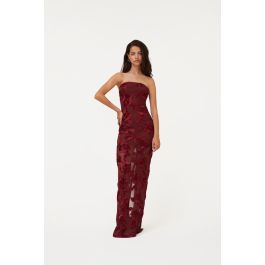 ワンピース ROTATE BIRGER CHRISTENSEN '3D Mesh Maxi' dress ROTATE Birger Christensen Dress 3D Mesh Maxi | WAKAKUU