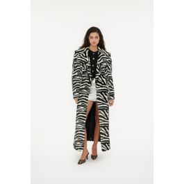 コート ROTATE BIRGER CHRISTENSEN 'Printed Faux Fur' coat Rotate by Birger Christensen Faux Fur Coat - ShopStyle
