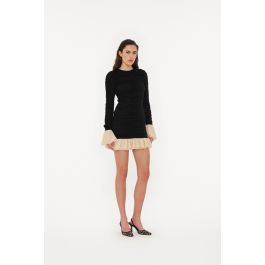 ワンピース ROTATE BIRGER CHRISTENSEN '3D Lace Ls Mini' dress 3d Lace Ls Mini Dress White - ROTATE Birger Christensen