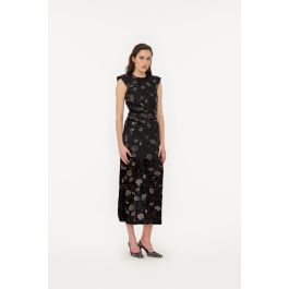 ワンピース ROTATE Woman Dress Black 113901000 1000 Lace Sleeveless Dress Black - ROTATE Birger Christensen