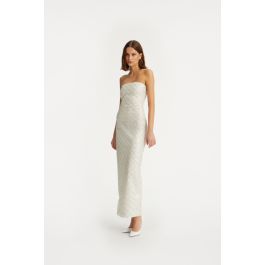 オールインワン・サロペット Rotate Birger Christensen 'Long Sleeve Maxi' Dress Long Sleeve Maxi Dress Creme White - ROTATE Birger Christensen