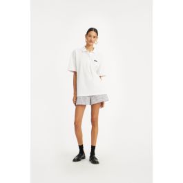 ショートパンツ ROTATE BIRGER CHRISTENSEN Short stripes Poplin Shorts Striped Green - ROTATE Birger Christensen