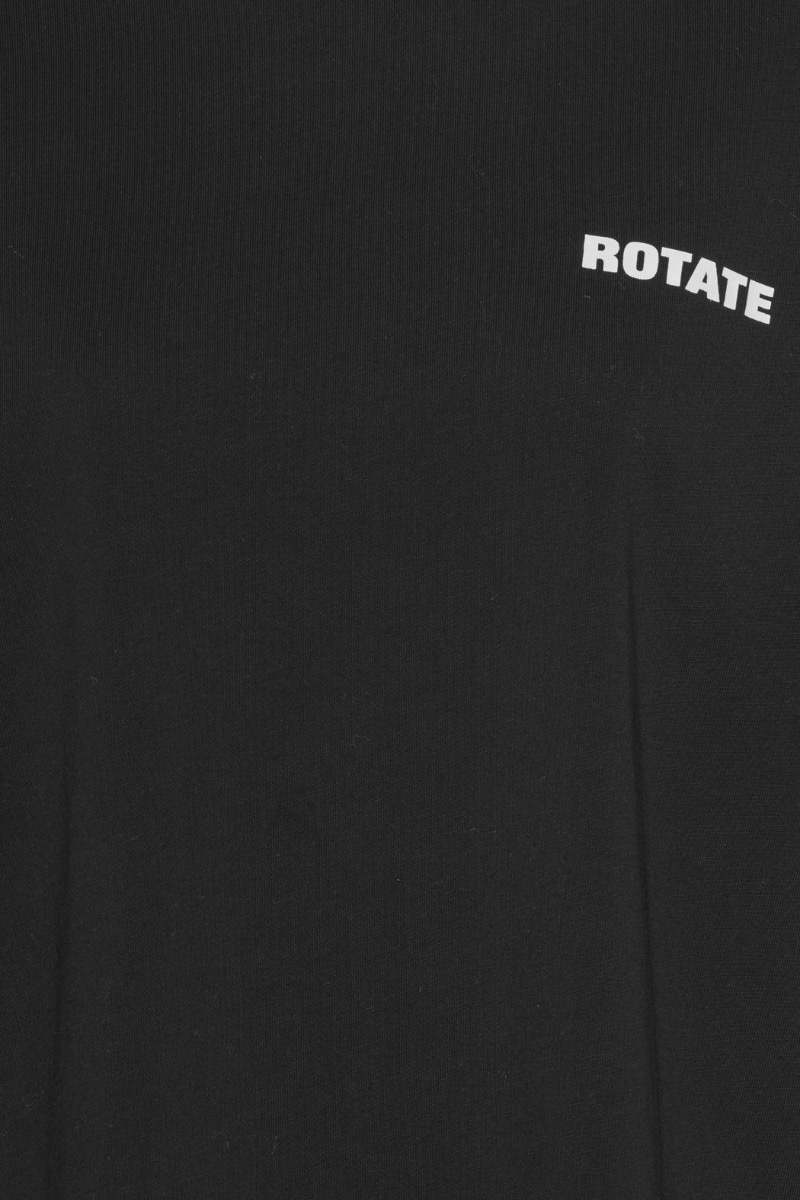 Jersey Oversized T-shirt Black- ROTATE Birger Christensen