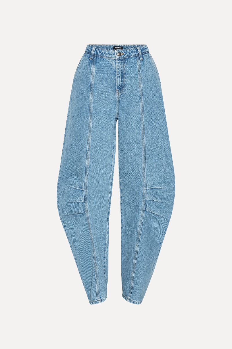 【DISCERNMENT】Ice vintage cargo denim Vintage 80s 90s Denim Baggy Cargo Distressed Surf Skate Punk
