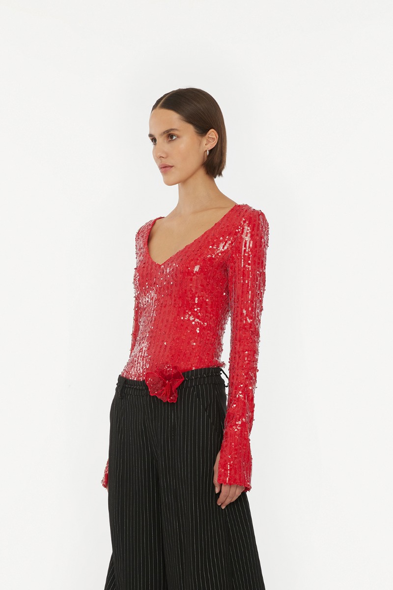 トップス Supreme Skyline Sequin L/S Top - トップス トップス Supreme Skyline Sequin L/S Top - トップス