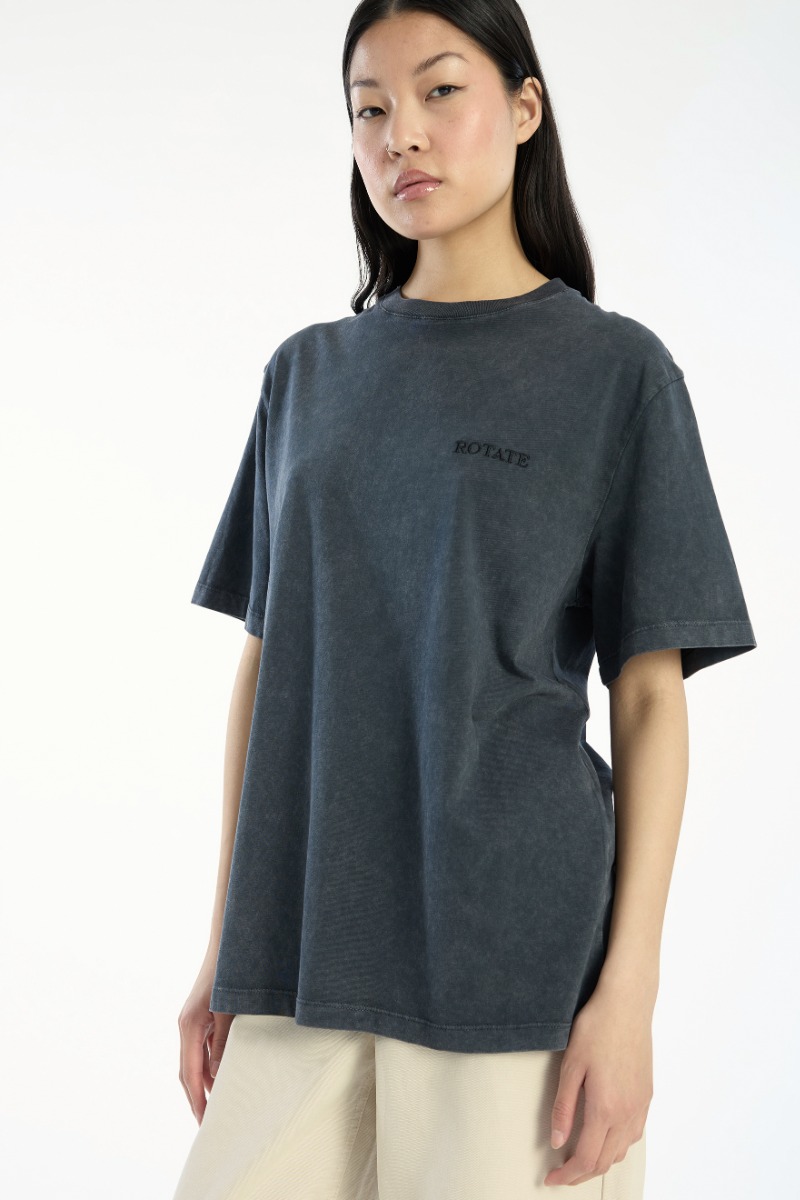 Heavy Sweat Crewneck Black - ROTATE Birger Christensen