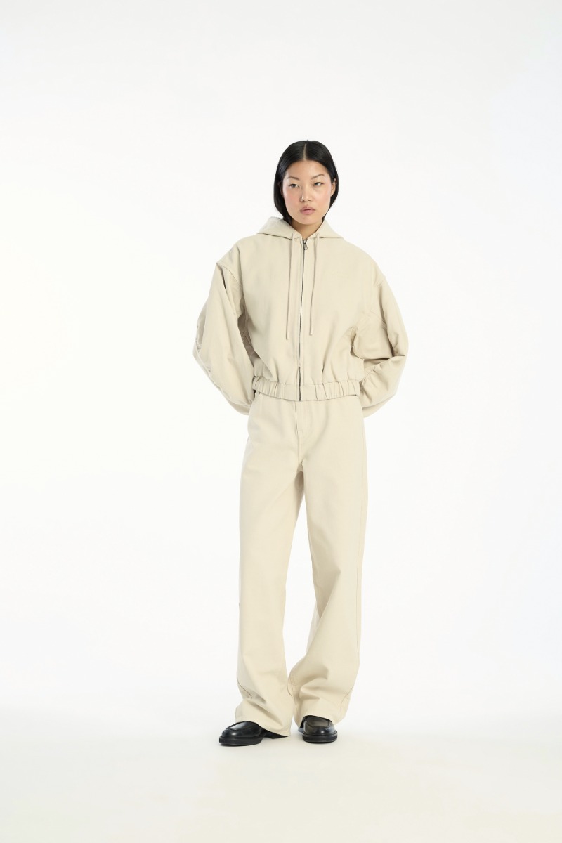 Heavy Woven Jacket Beige - ROTATE Birger Christensen