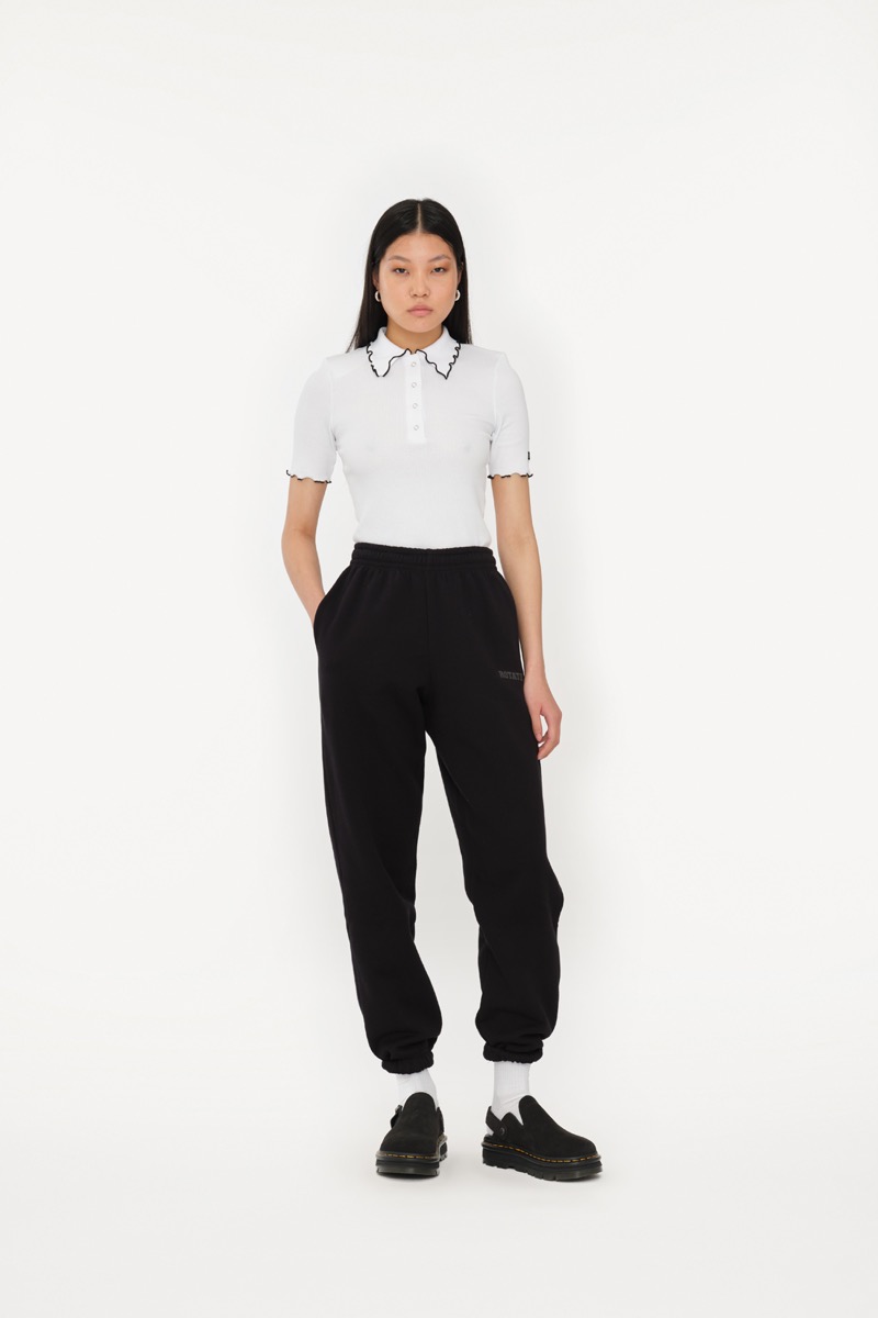 パンツ ROTATE BIRGER CHRISTENSEN 'Mid Waisted Piping' pants Mid Waisted Piping Pants Bordeaux - ROTATE Birger Christensen