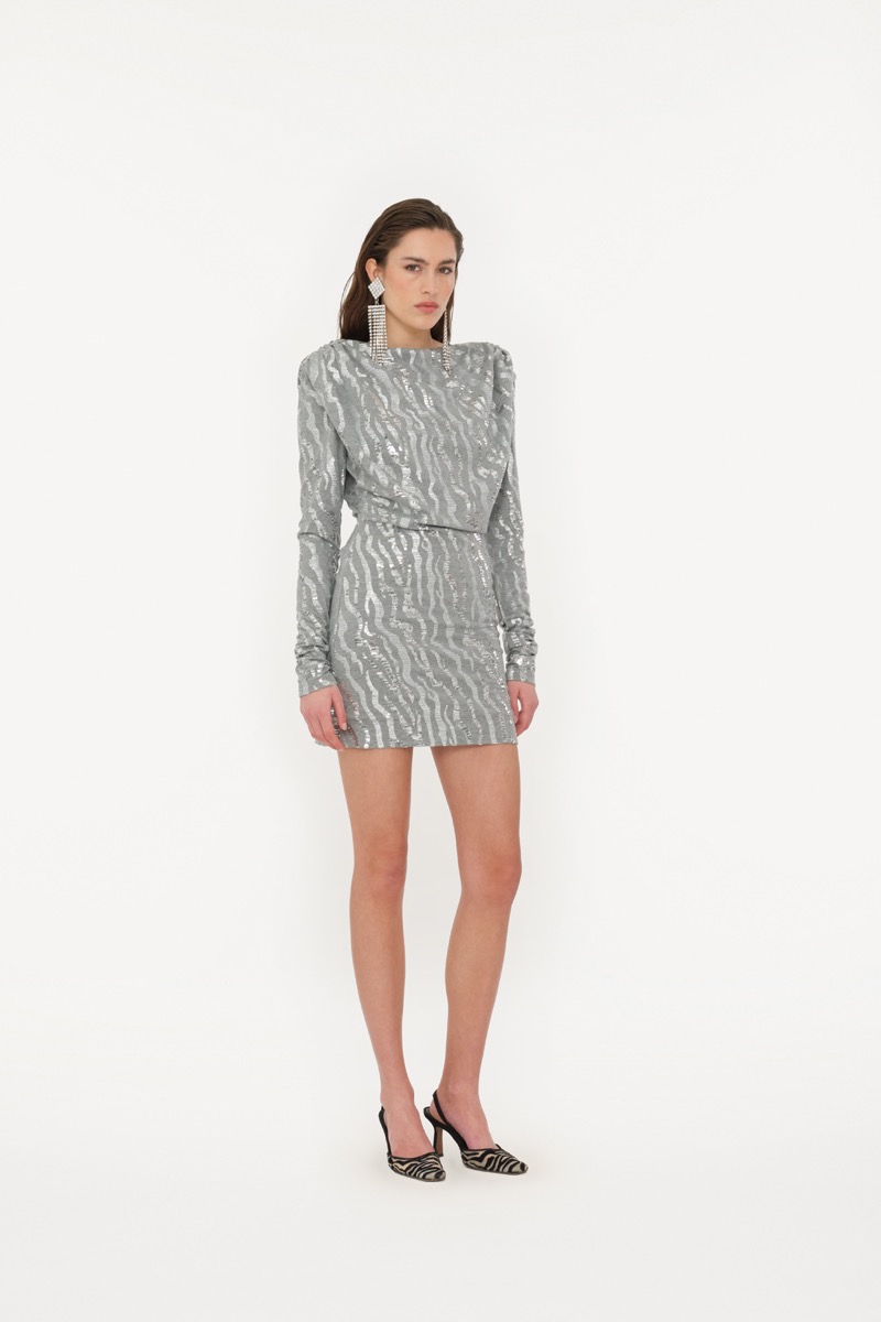 スカート ROTATE BIRGER CHRISTENSEN Sequin mini dress 26383603_56446746_600.jpg