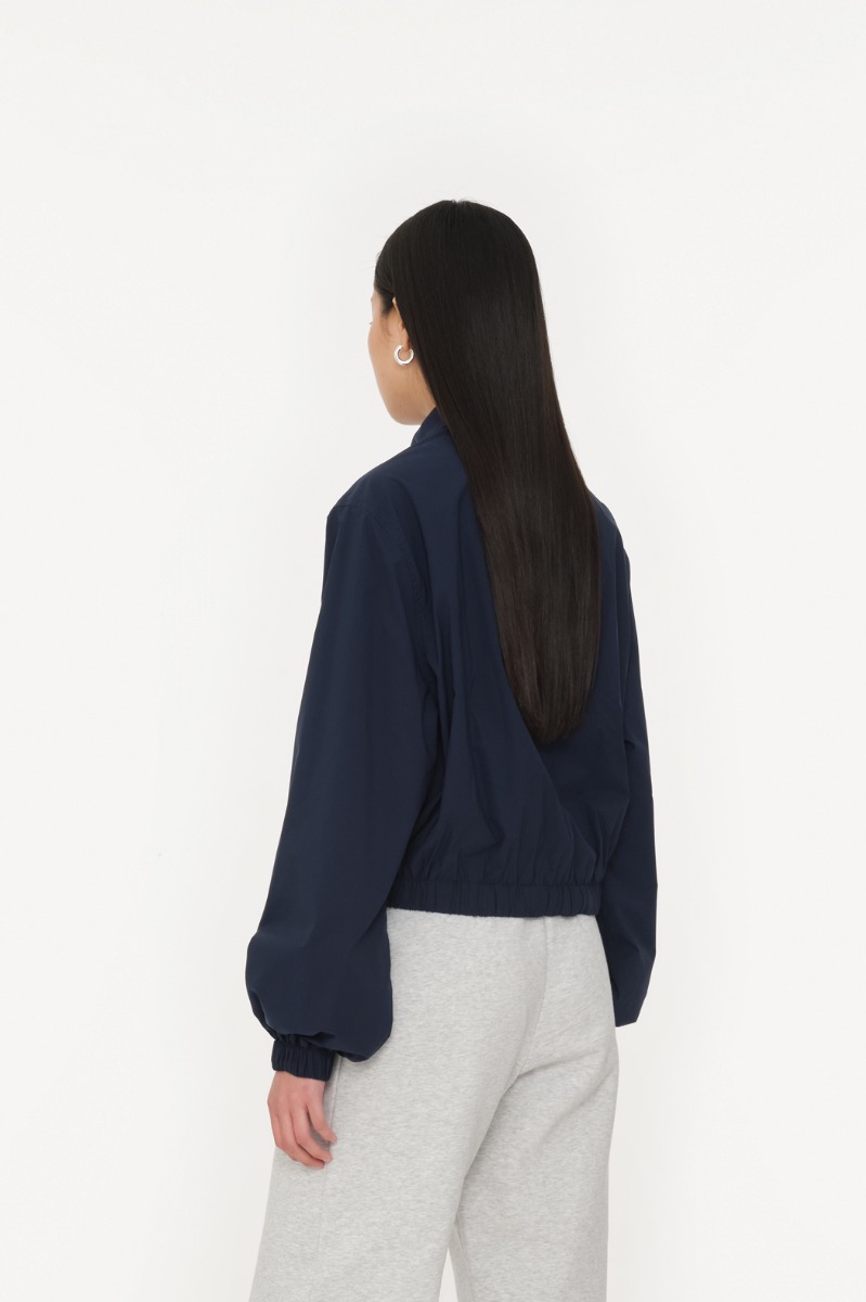 Crispy Woven Jacket Dark Blue - ROTATE Birger Christensen